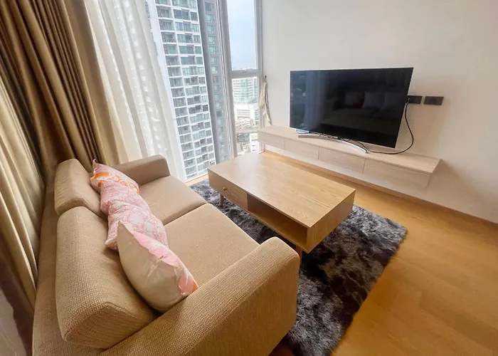 Apartamento 2 Bedroom Luxury 3 Min Walk From Bts Ekkamai *